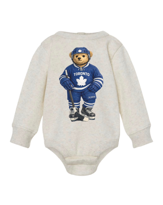 TORONTO HOCKEY TEDDY BABY JUMPER - The Lions Roar Mini Cubs Collection